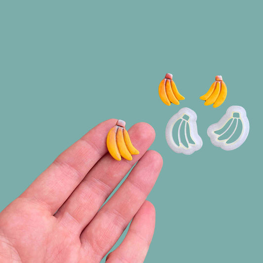 Small banana stud cutters for clay