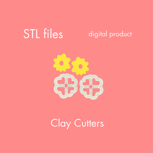 Round flowers digital cutters