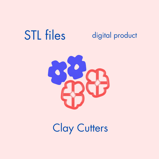 Flower shaped digital cutters