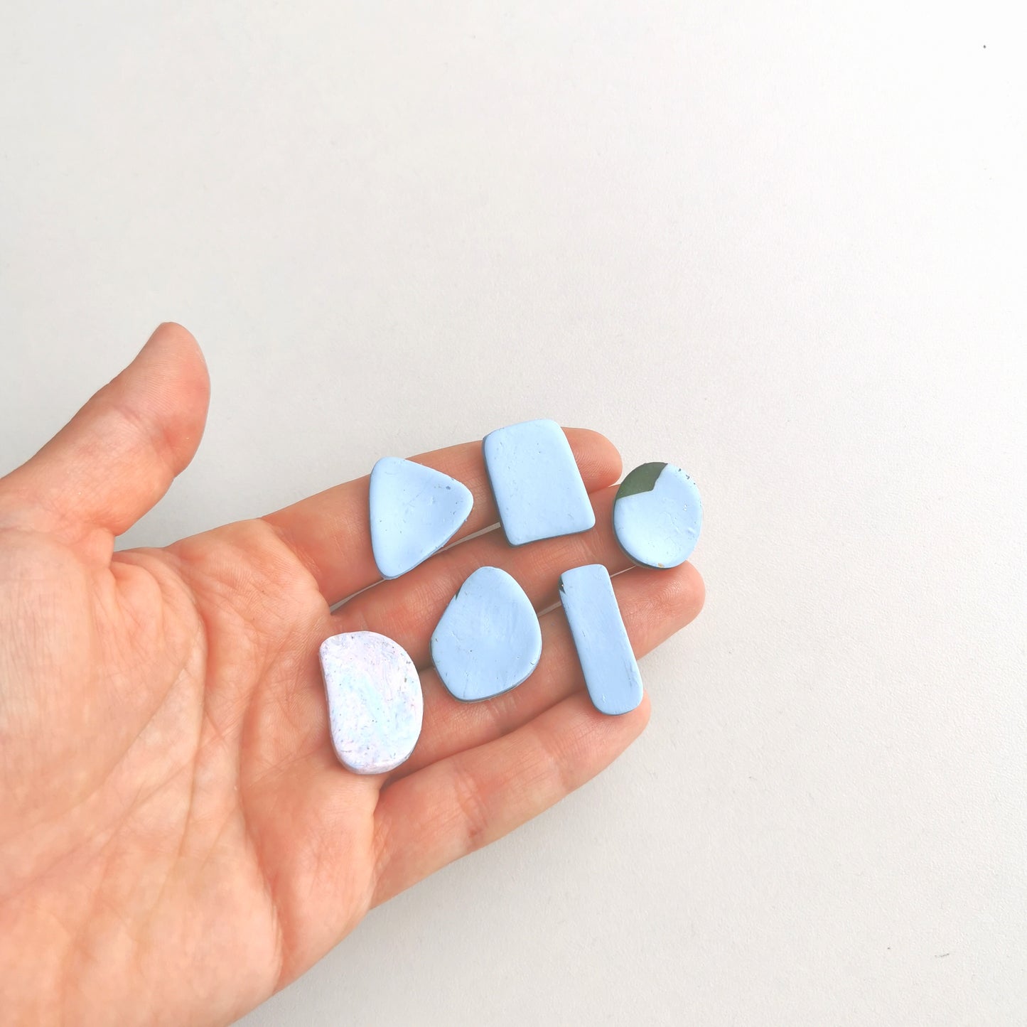 Small stud abstract cutters for clay