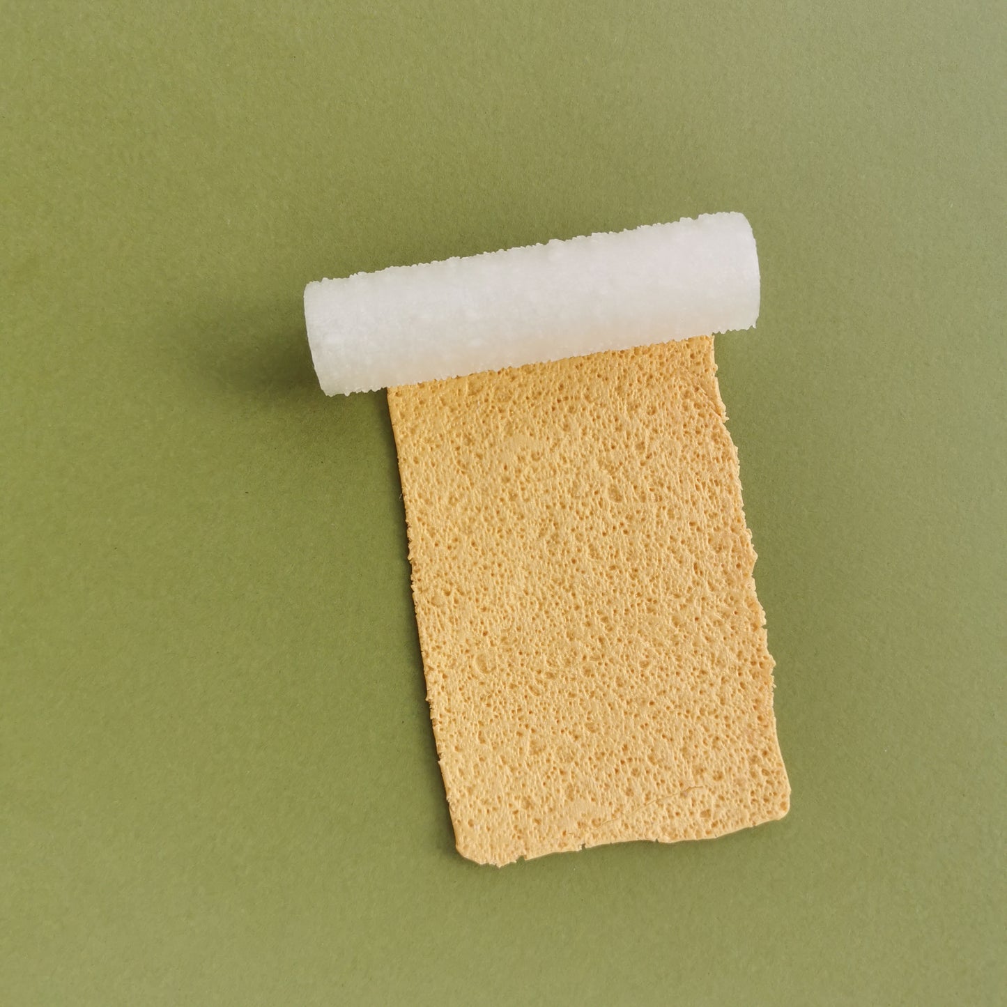 Sponge texture roller for polymer clay