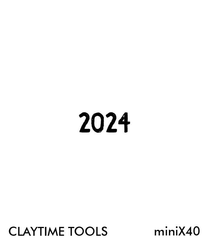 "2024" Mini Silkscreen For Clay
