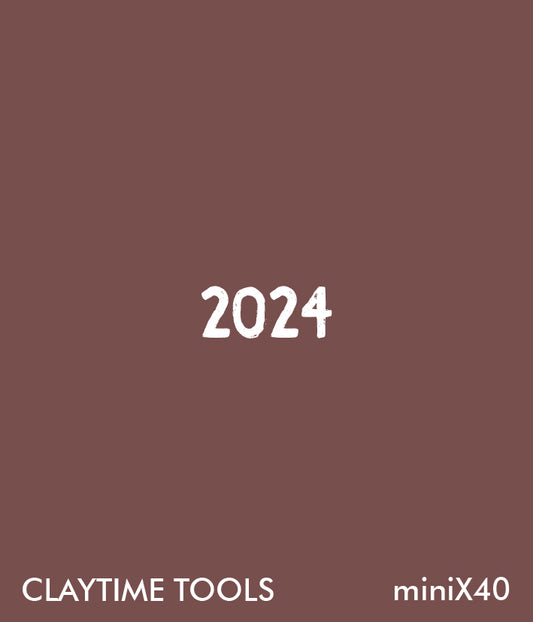 "2024" Mini Silkscreen For Clay