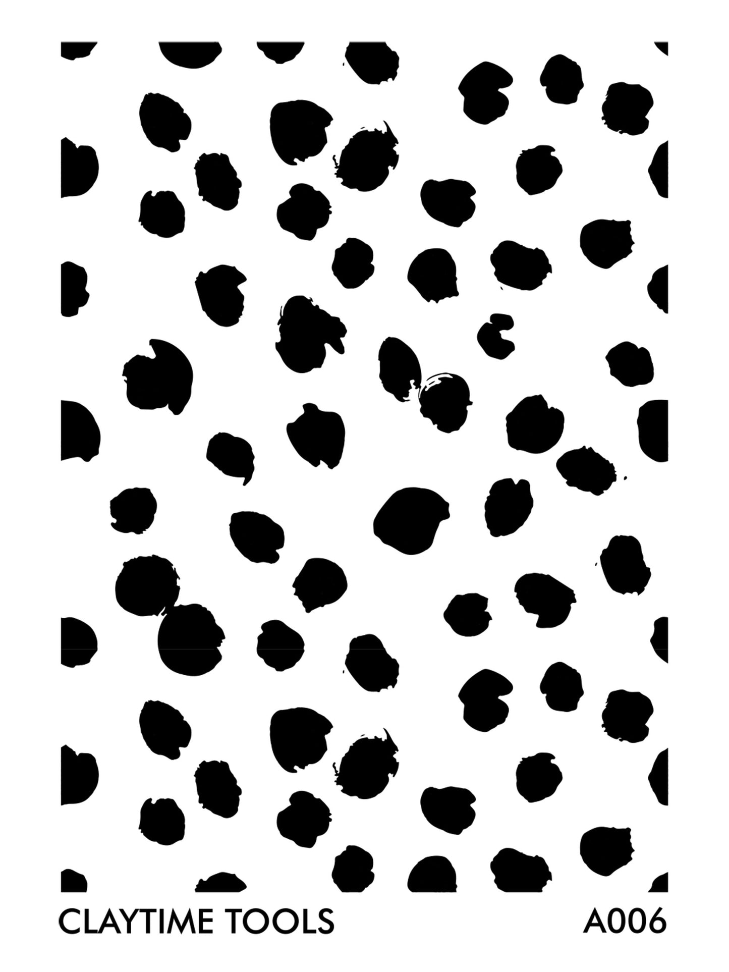 Animal print pattern silkscreen on a white background.