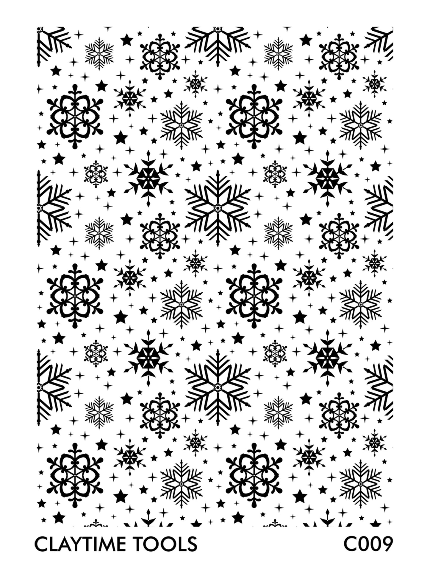 Christmas Snowflakes Mix Silkscreen