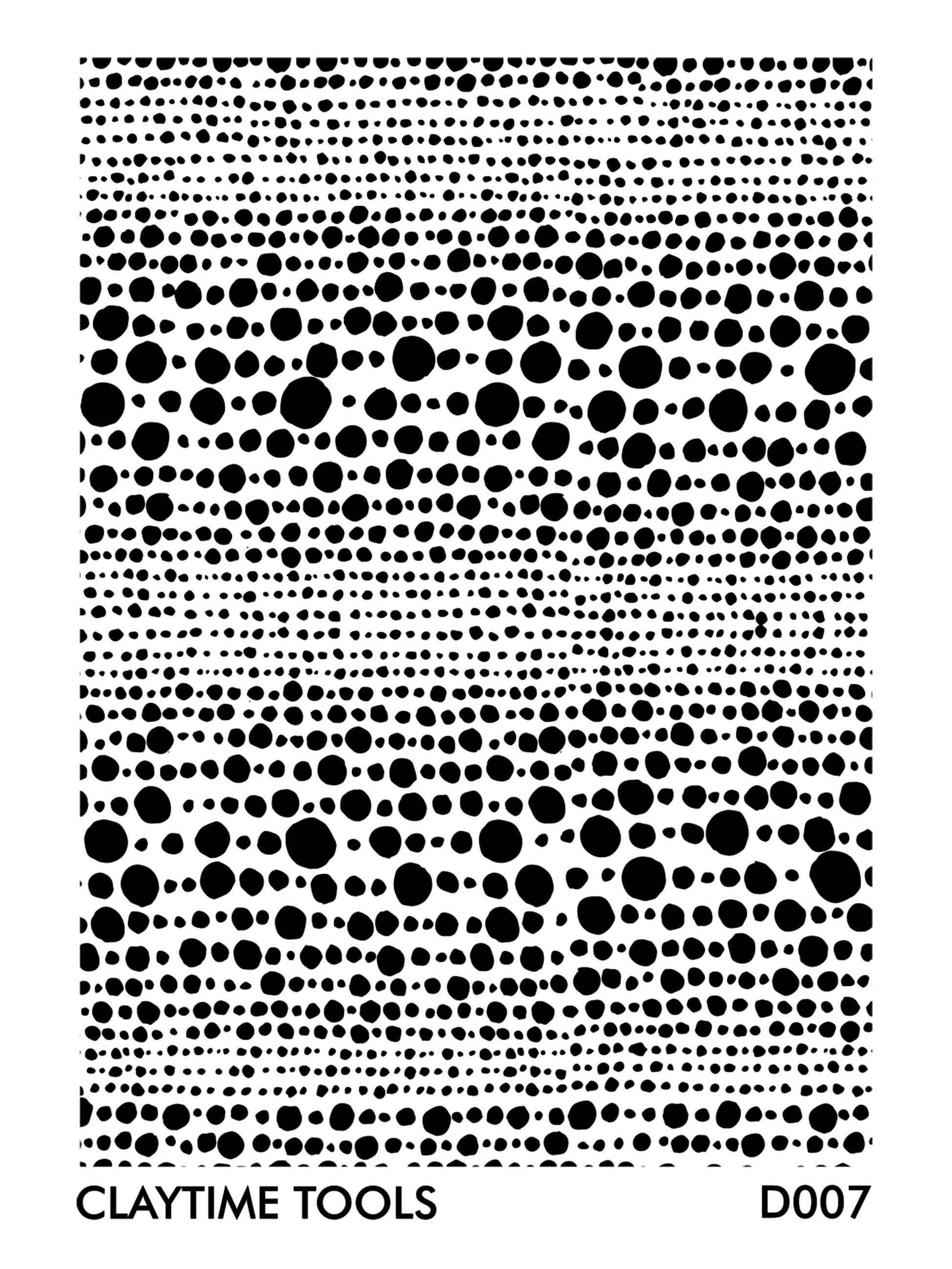 black abstract dots in white background