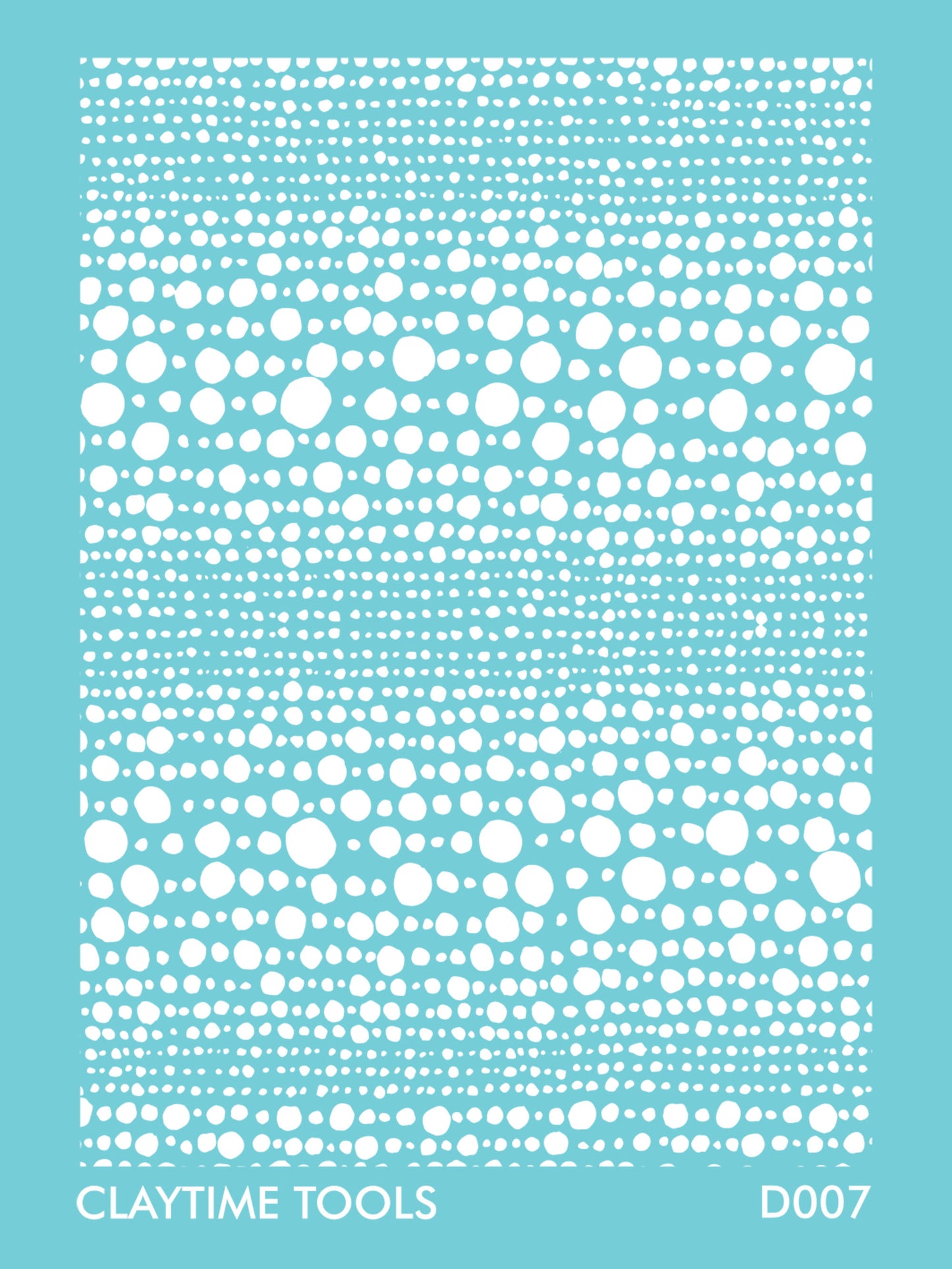 Silkscreen with dots of different sizes