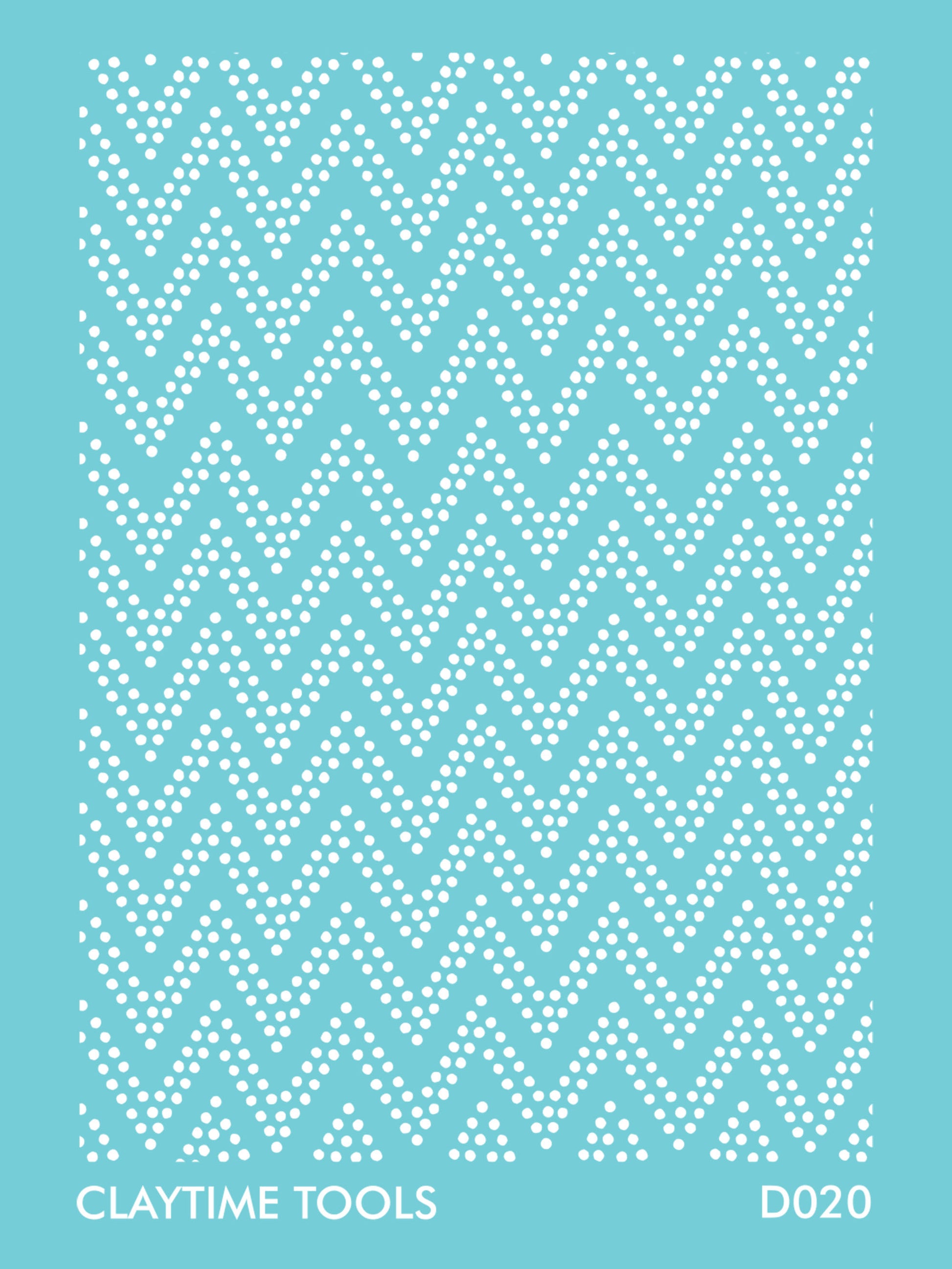 Silkscreen with dots in zig zag pattern