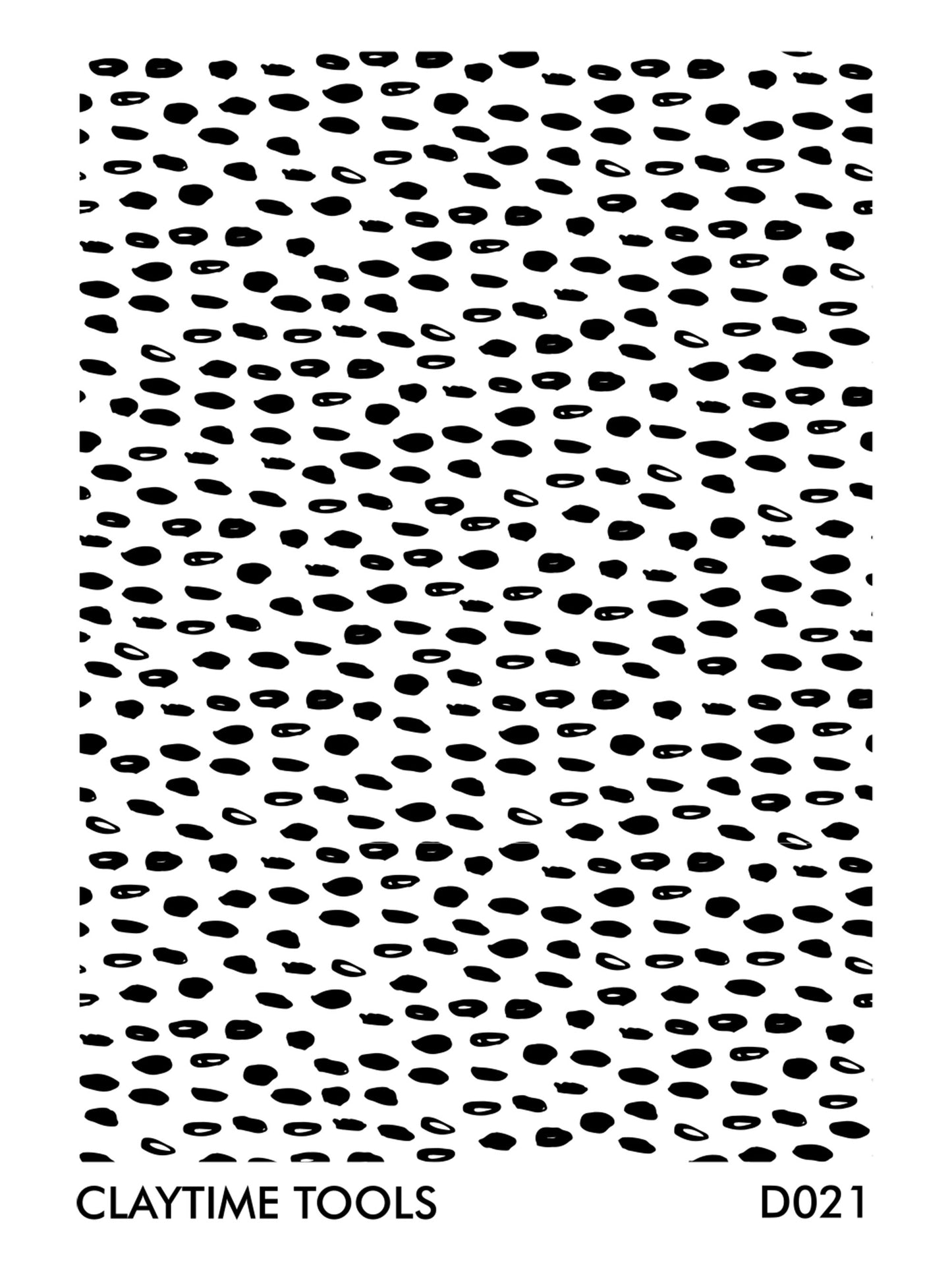 Flat dots pattern silkscreen on a white background