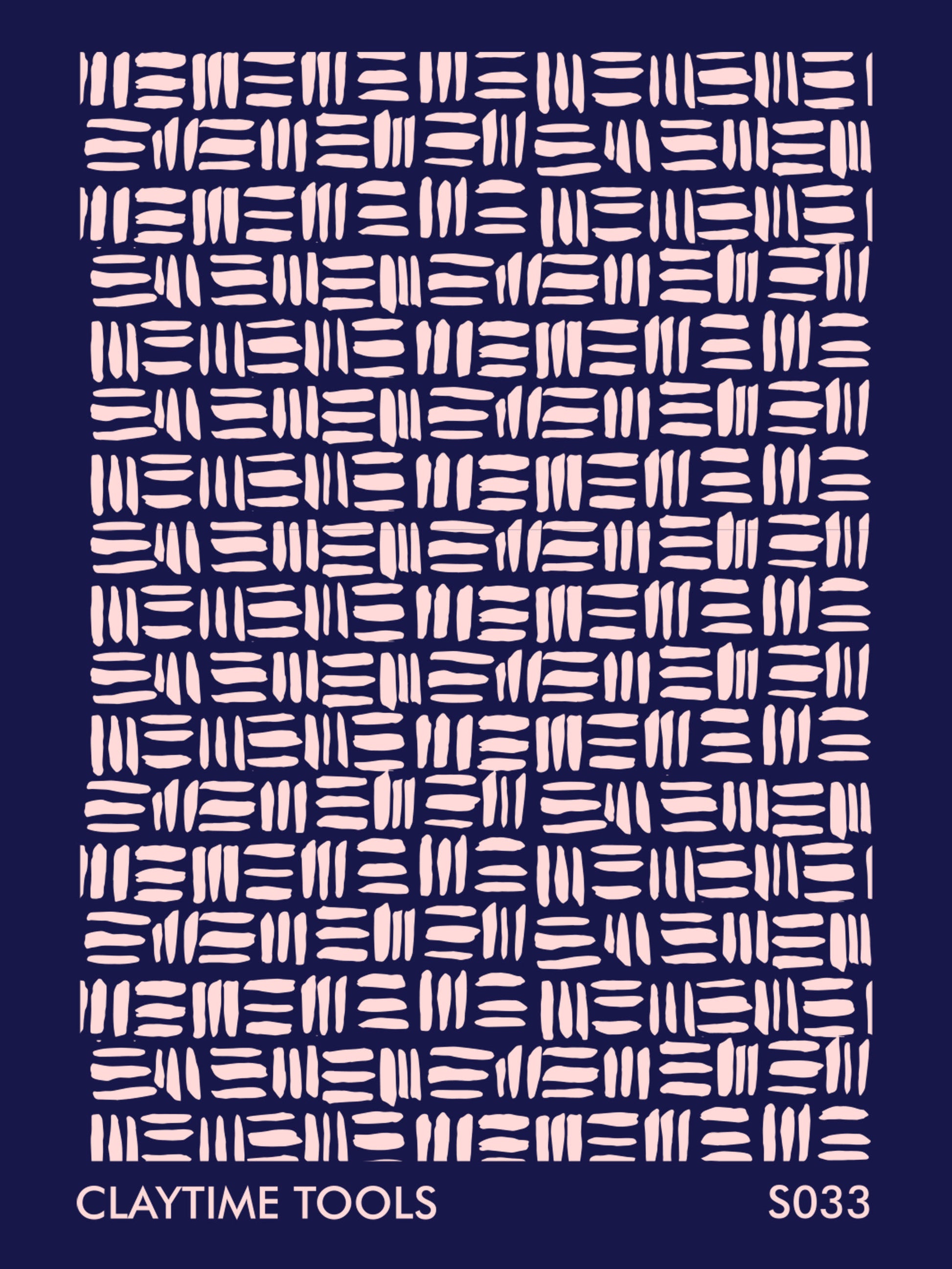 Ethnic square lines on a blue background.