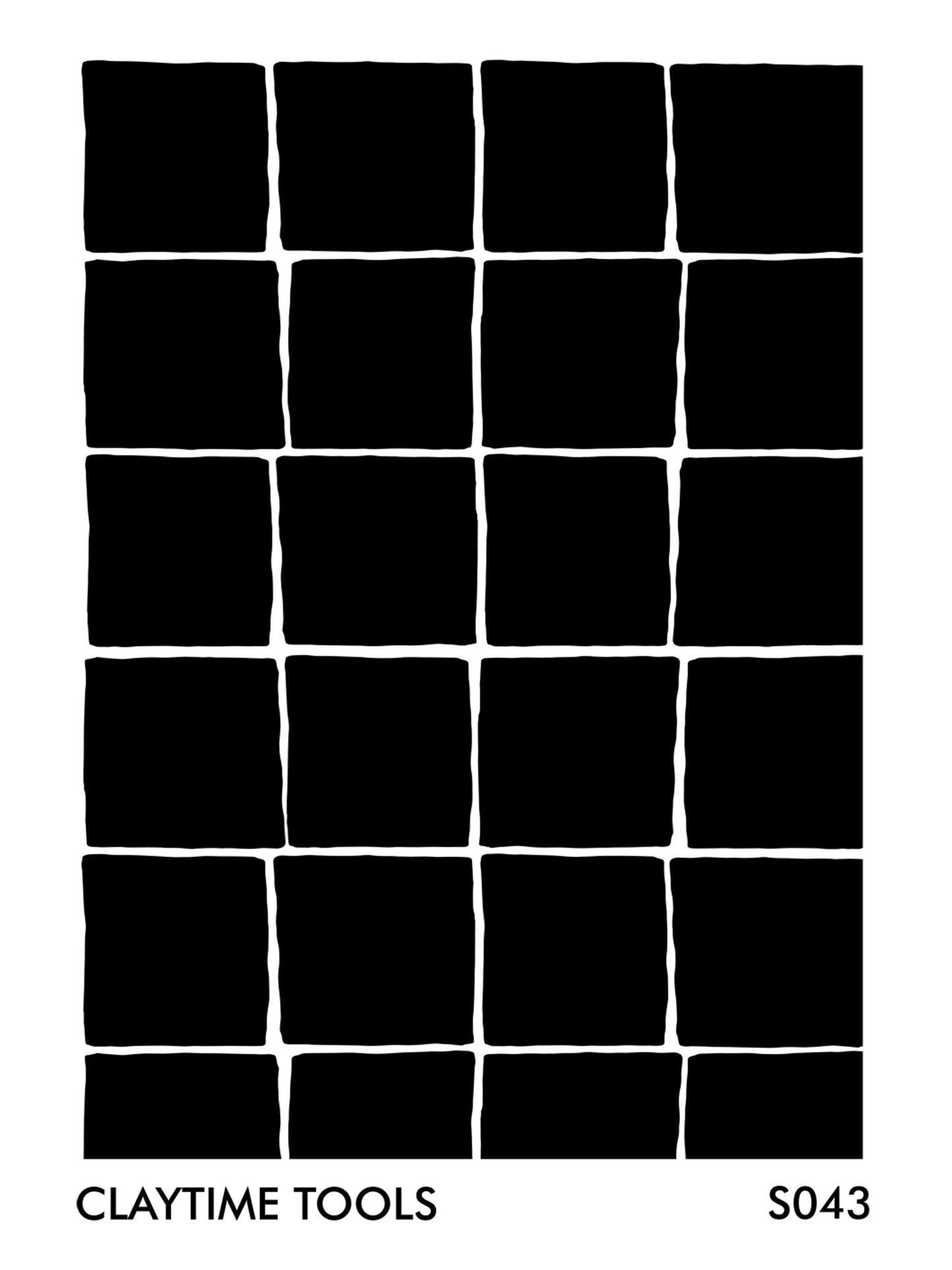 Black handdrawn squares on a white background.