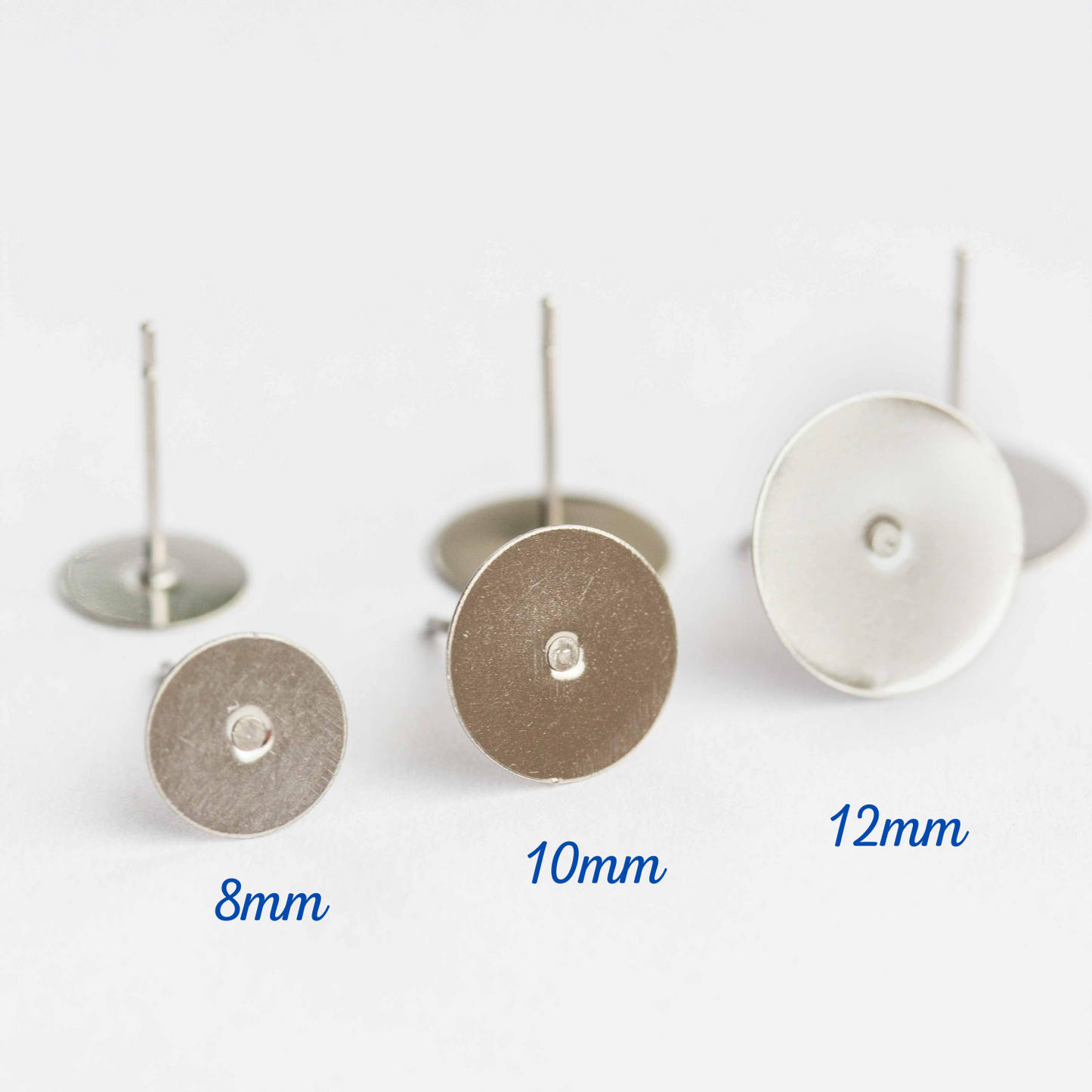 Stud Posts for Earrings with Backs (40 pcs)
