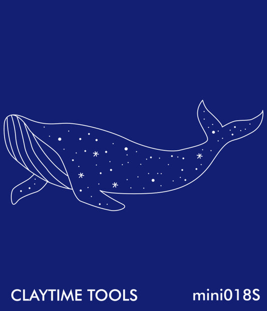 Boho Whale Mini Μεταξοτυπία