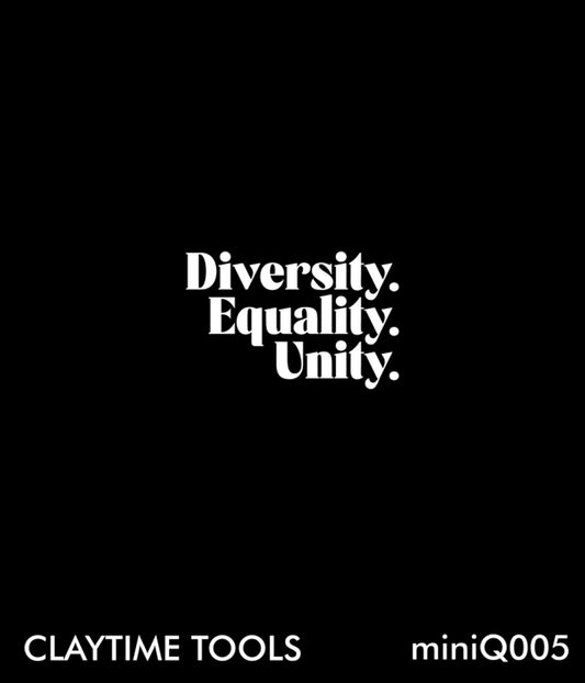 "Diversity Equality Unity" Mini Silkscreen