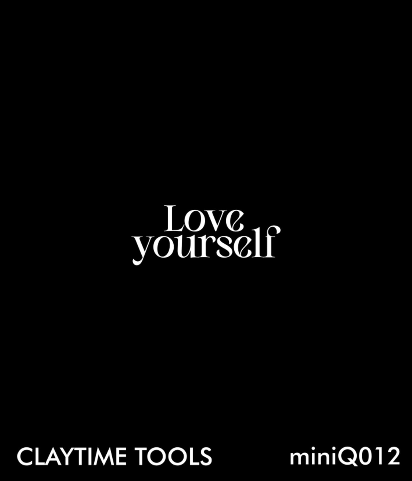 "Love yourself" Mini Silkscreen