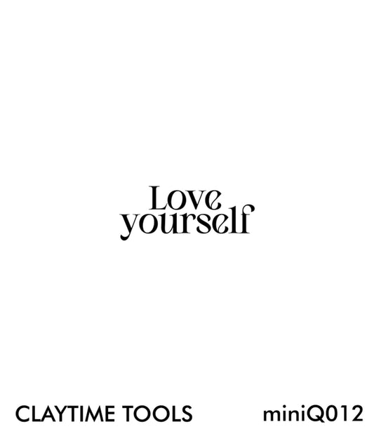 "Love yourself" Mini Silkscreen